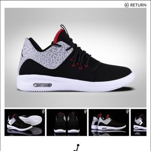 Men's Nike Air Jordan First Class Black Cement